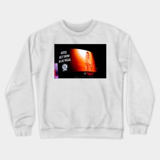 Neon Show Poster Las Vegas America Crewneck Sweatshirt